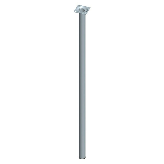 Element System Möbelfuß (Ø x L: 30 x 800 mm, Traglast: 50 kg, Farbe: Edelstahl)