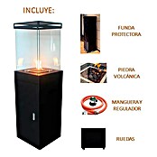 Nora Flames Estufa de exterior Babel (10 kW, Altura: 155 cm) | BAUHAUS