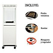 Nora Flames Estufa de exterior Aspro (8 kW, Altura: 155 cm) | BAUHAUS