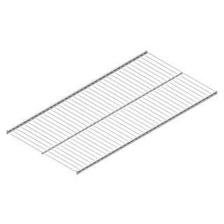 Element System Twin Drahtboden Vario (L x B: 80 x 40 cm, Geeignet für: Twin Drahtbodenträger, Weiß)