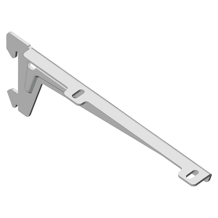Element System Winkelträger (18 cm, Weiß, Belastbarkeit: 55 kg)