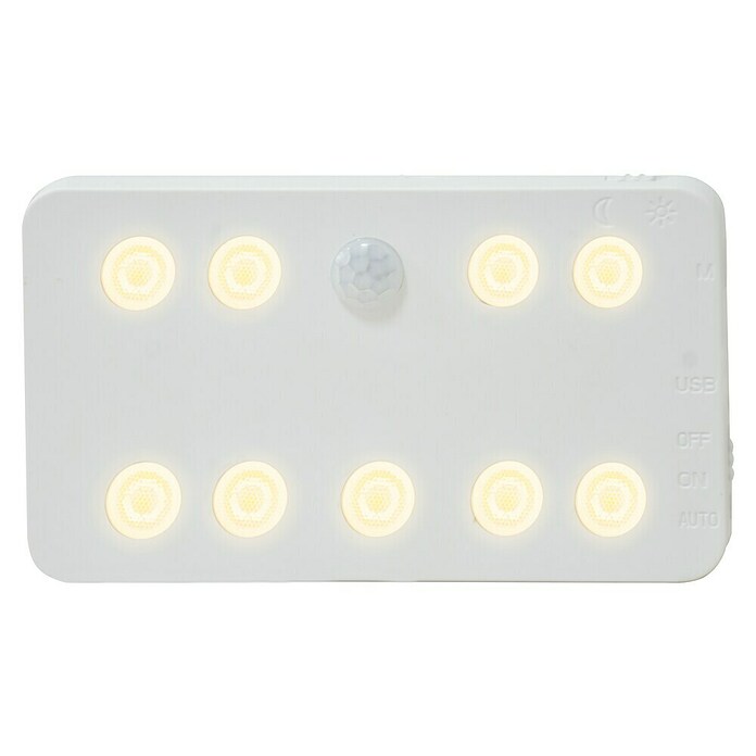 REV LED-Wandleuchte Akku-Spotleuchte (L x B x H: 120 x 70 x 10 mm, Weiß) | BAUHAUS