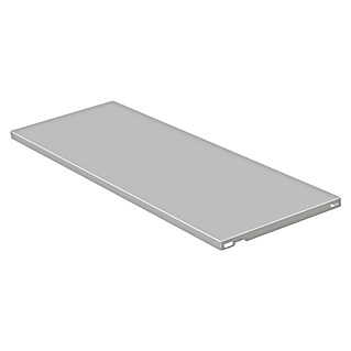 Dolle Stahlfachboden (L x B: 80 x 30 cm, Traglast Einlegeboden: 30 kg, Weiß, 2 Stk.)