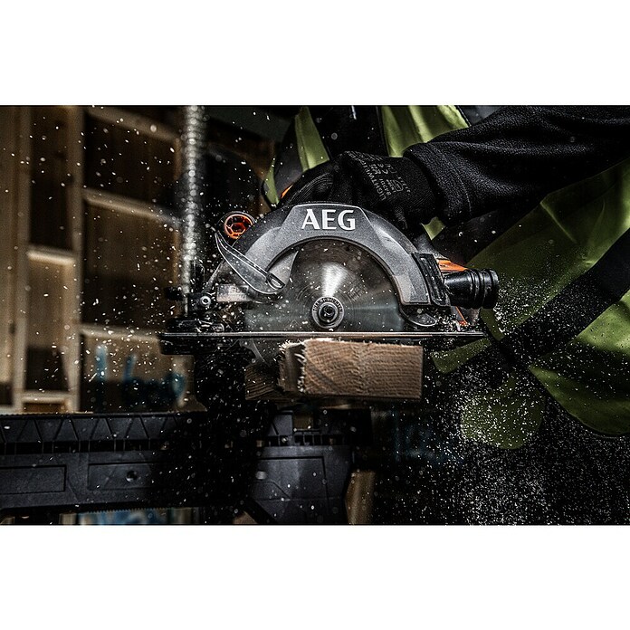 AEG Pro 18V Sierra circular de batería BKS 18SBL (18 V, Sin batería, 0 r.p.m. - 5.000 r.p.m.) | BAUHAUS