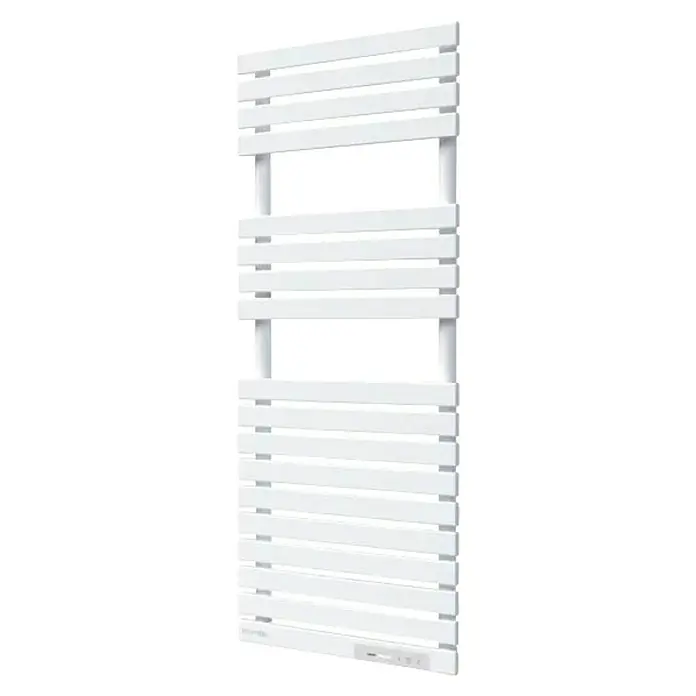 Rointe Radiador toallero eléctrico Neo - An x Al: 50 x 110 cm, 300 W - 500 W, Blanco - Toallero calefactor blanco con barras horizontales, ideal para secar y calentar toallas en el baño. Diseño elegante y práctico.