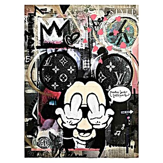 Dotcomcanvas Okrasni panel (Less Hate, Š x V: 84 x 112 cm)