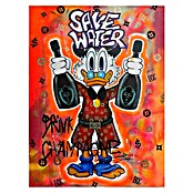 Dotcomcanvas Okrasni panel  (Save Water Drink Champagne, Š x V: 84 x 112 cm) | Lesene slike | Stenske slike | Slike in okvirji | Dekoracija stanovanja | Izdelki | BAUHAUS