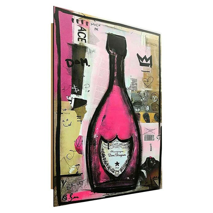 Dotcomcanvas Okrasni panel  (Rose Champagne, Š x V: 84 x 112 cm) | Lesene slike | Stenske slike | Slike in okvirji | Dekoracija stanovanja | Izdelki | BAUHAUS