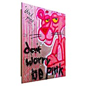 Dotcomcanvas Okrasni panel  (Don´t Worry Be Pink, Š x V: 84 x 112 cm) | Lesene slike | Stenske slike | Slike in okvirji | Dekoracija stanovanja | Izdelki | BAUHAUS