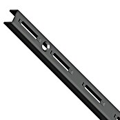 Element System Classic Wandschiene EL 50 (Länge: 200 cm, Passend für: Träger mit Raster 50 mm, Einlochsystem, Schwarz)