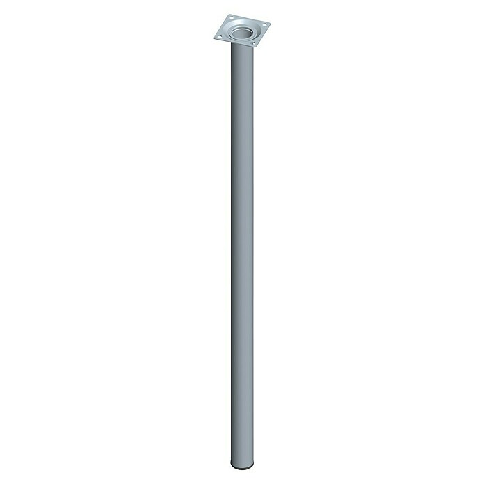 Element System Möbelfuß (Ø x L: 30 x 700 mm, Traglast: 50 kg, Farbe: Edelstahl)