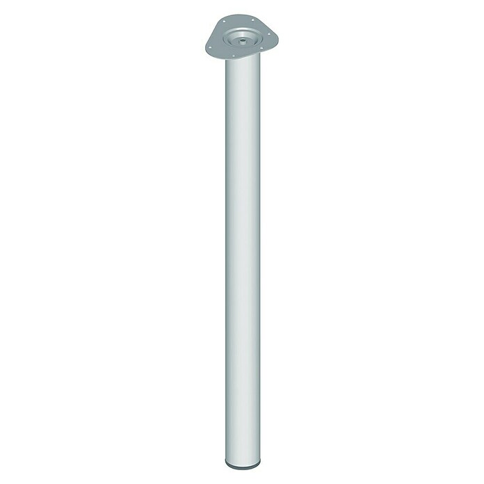 Element System Möbelfuß (Ø x L: 60 x 900 mm, Traglast: 75 kg, Farbe: Edelstahl)