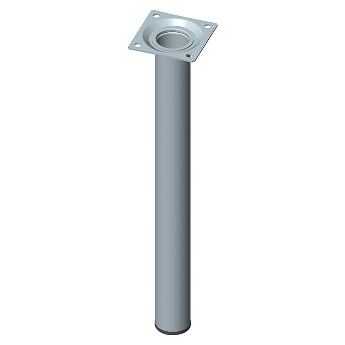 Element System Möbelfuß (Ø x L: 30 x 300 mm, Traglast: 50 kg, Farbe: Edelstahl)