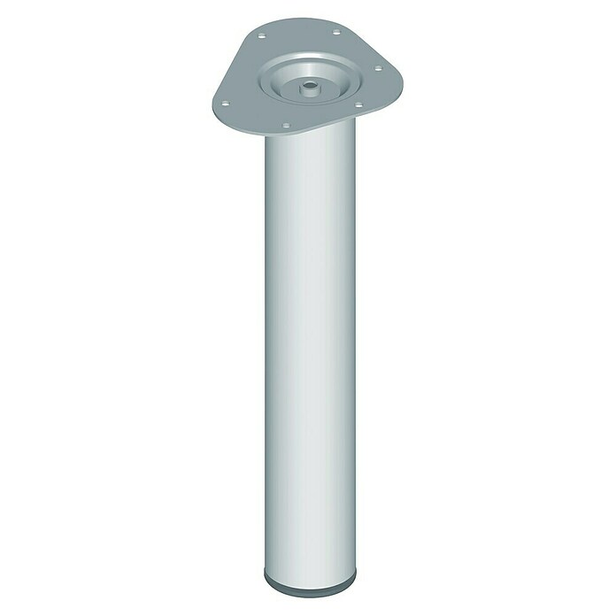 Element System Möbelfuß (Ø x L: 60 x 400 mm, Traglast: 75 kg, Farbe: Chrom)