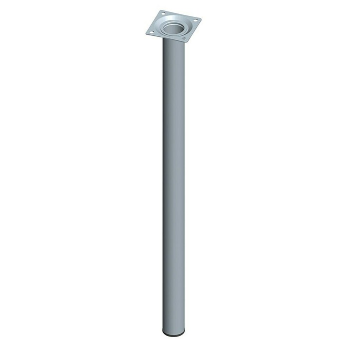 Element System Möbelfuß (Ø x L: 30 x 600 mm, Traglast: 50 kg, Farbe: Edelstahl)