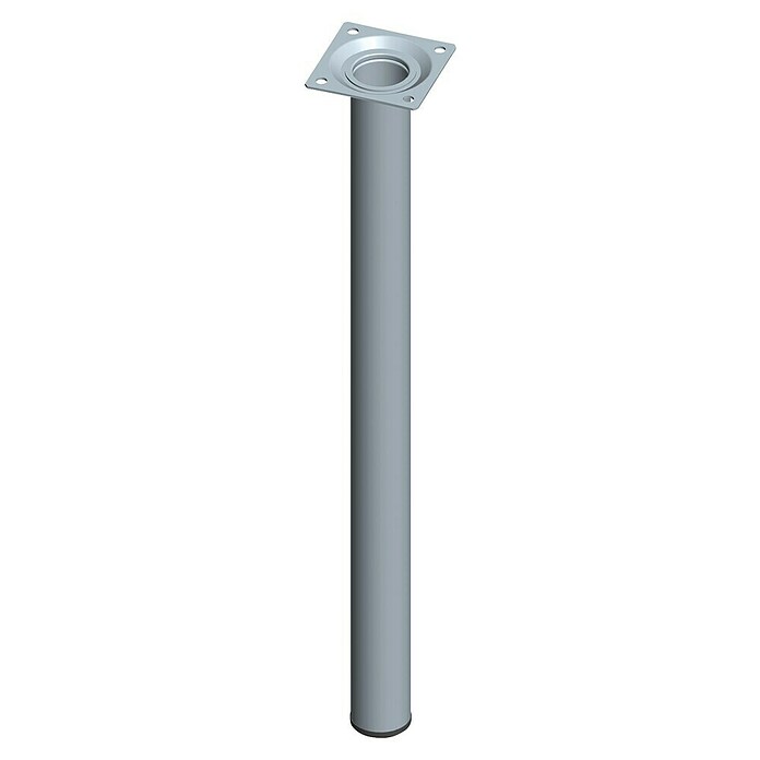 Element System Möbelfuß (Ø x L: 30 x 500 mm, Traglast: 50 kg, Farbe: Edelstahl)