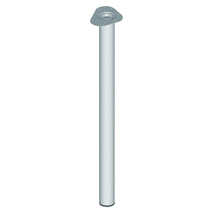 Element System Möbelfuß (Ø x L: 60 x 900 mm, Traglast: 75 kg, Farbe: Chrom)