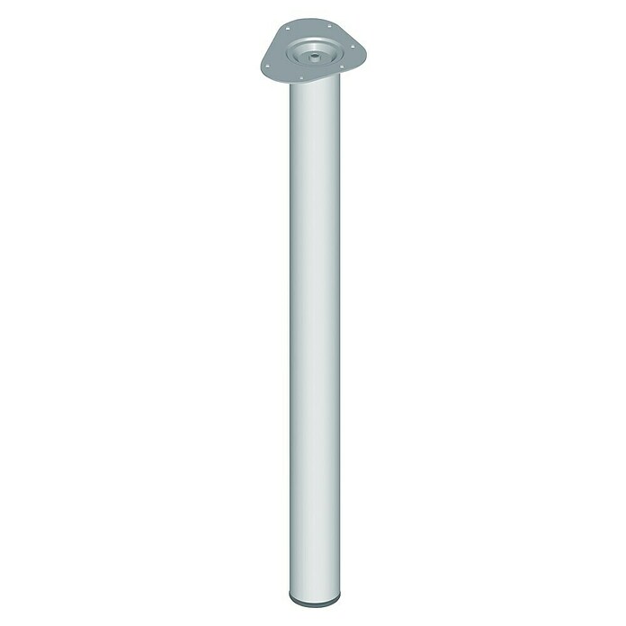 Element System Möbelfuß (Ø x L: 60 x 800 mm, Traglast: 75 kg, Farbe: Chrom)