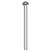 Element System Möbelfuß (Ø x L: 60 x 1.100 mm, Traglast: 75 kg, Farbe: Weiß/Aluminium)
