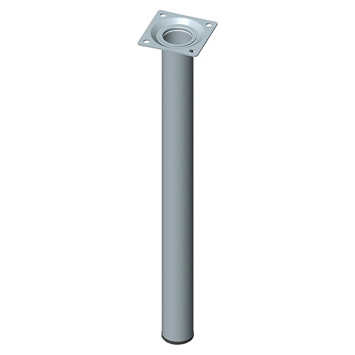 Element System Möbelfuß (Ø x L: 30 x 400 mm, Traglast: 50 kg, Farbe: Edelstahl)