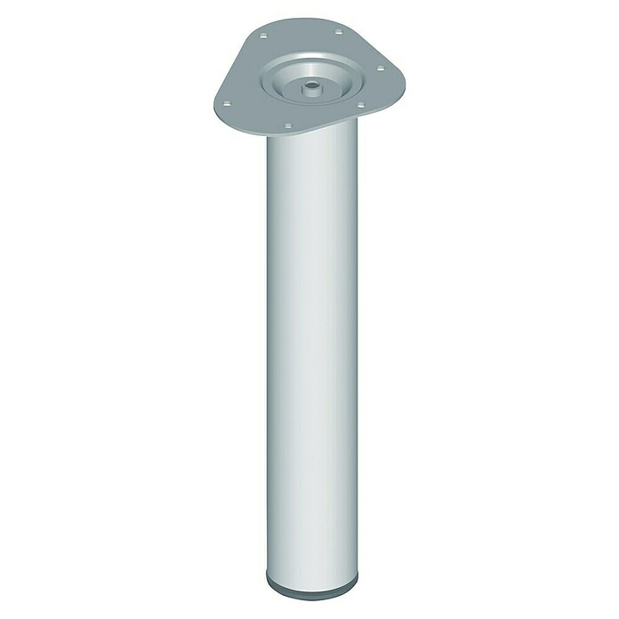 Element System Möbelfuß (Ø x L: 60 x 400 mm, Traglast: 75 kg, Farbe: Edelstahl)