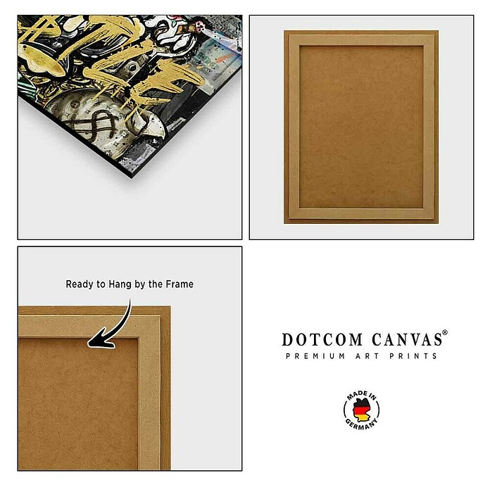 Dotcomcanvas Okrasni panel  (All Hustle Duck, Š x V: 84 x 112 cm) | Lesene slike | Stenske slike | Slike in okvirji | Dekoracija stanovanja | Izdelki | BAUHAUS