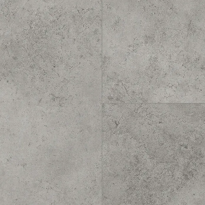 Parador Vinylbodenmuster Basic 5.3 Beton Grau - 200 x 457 x 5,3 mm, Fliesenoptik - Graue Bodenfliesen mit Betonoptik. Ein modernes und stilvolles Designelement für jeden Raum mit robusten Bodenfliesen in Betonoptik.