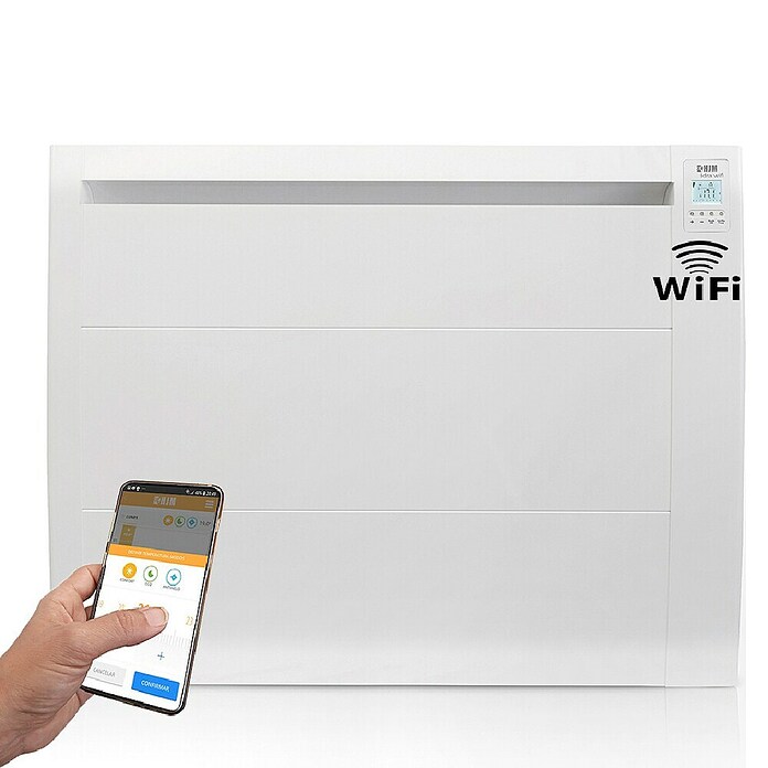 HJM Emisor térmico cerámico RFC (2.000 W, Blanco, L x An x Al: 8,2 x 76,3 x 58,3 cm)