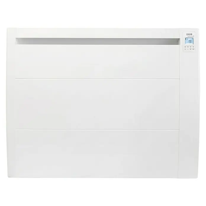 HJM Emisor térmico RFC WiFi - 1.500 W, Blanco, 8,2 x 63,5 x 58,2 cm, Cerámico - Radiador eléctrico Rointe Kyros blanco con Wi-Fi, controles digitales y un diseño elegante para una calefacción eficiente.