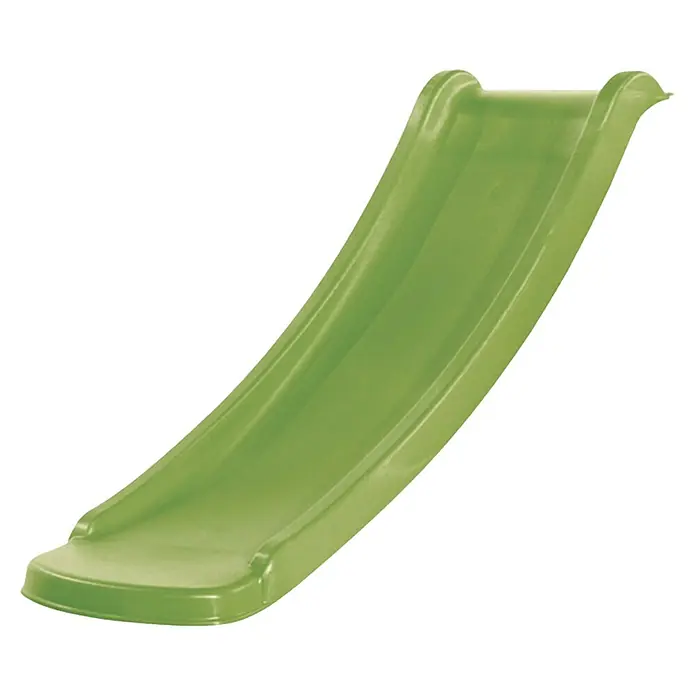 Rutsche - B x L: 37,7 x 118 cm, Kunststoff, Hellgrün - Grünes Kinderrutsche für Spielplätze im Freien. Die Rutsche ist aus strapazierfähigem Kunststoff gefertigt.