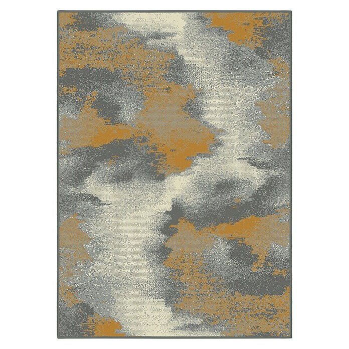 Alfombra de pelo corto Degradado (Mostaza/Gris, 290 x 200 cm, 100% Poliéster) | BAUHAUS