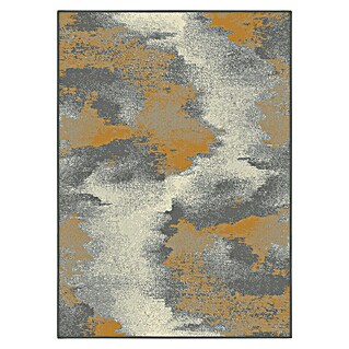 Alfombra de pelo corto Degradado (Mostaza/Gris, 200 x 140 cm, 100% Poliéster)