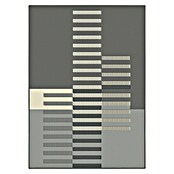 Alfombra de pelo corto Cuadrícula (Gris, 225 x 160 cm, 100% Poliéster) | BAUHAUS