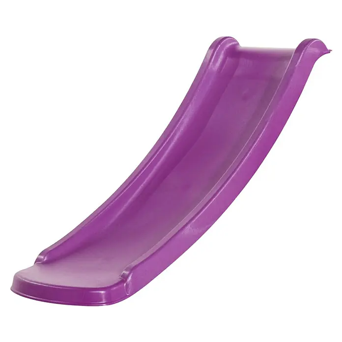 Rutsche - B x L: 37,7 x 118 cm, Kunststoff, Lila - Lila Rutsche für Kinder, ideal für den Garten oder das Spielzimmer. Robuste Bauweise für sicheren Spielspaß.