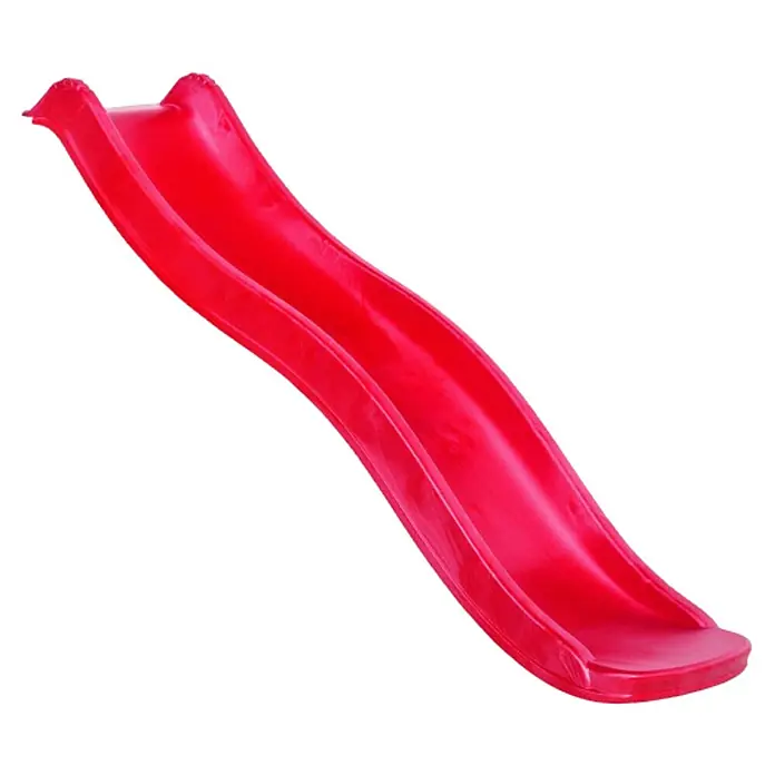 Rutsche - B x L: 38,9 x 175 cm, Kunststoff, Rot - Rote Kinderrutsche für den Garten oder das Spielzimmer. Das robuste Kunststoffmaterial sorgt für Sicherheit und Spaß.