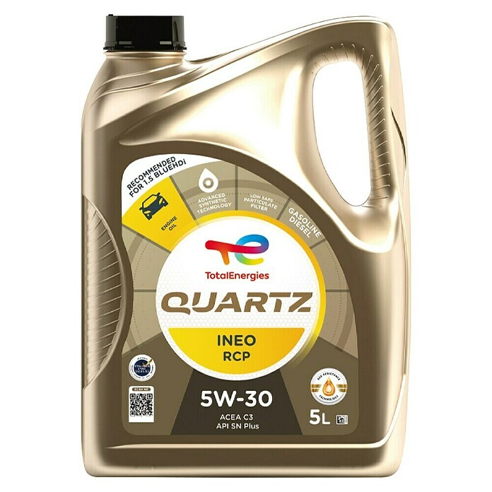 Total Energies Motorno olje Quartz Ineo RCP  (5W-30, C3, 5 l) | 2740 - Motorenöle Marke | BDDA - Motorenöle | BDD - Autozubehör | BD - Autozubehör | B - Werkz/Masch/Maschzubeh/Auto | BAUHAUS
