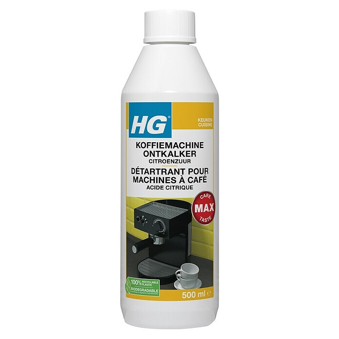 HG Koffiezetapparaat ontkalker (500 ml, Ingrediënten: Citroenzuur) | BAUHAUS
