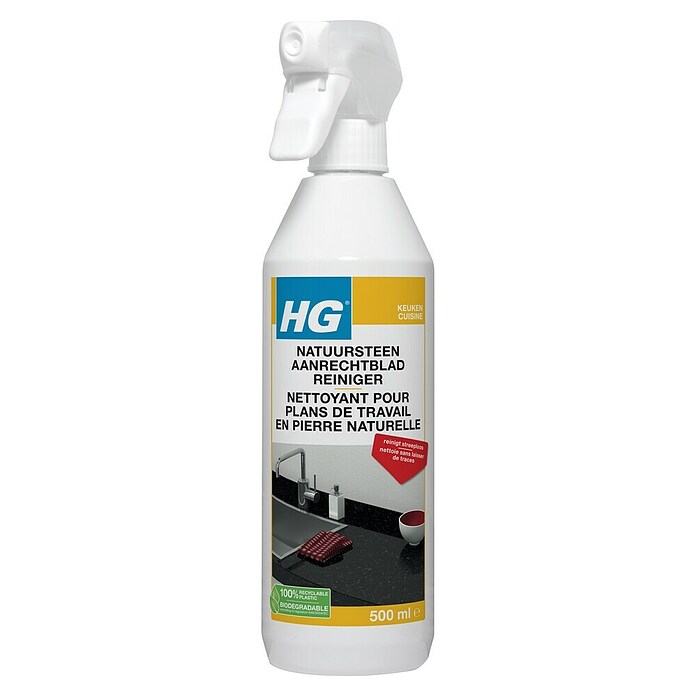 HG Natuursteenreiniger Aanrechtbladreiniger (500 ml) | BAUHAUS