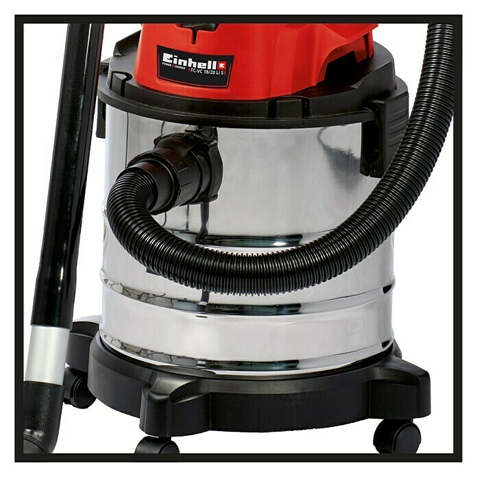 Einhell Power X-Change Akku-Nass-Trockensauger TC-VC 18/20 Li-Solo18 V, Ohne Akku, Behältervolumen: 20 l Detail Shot