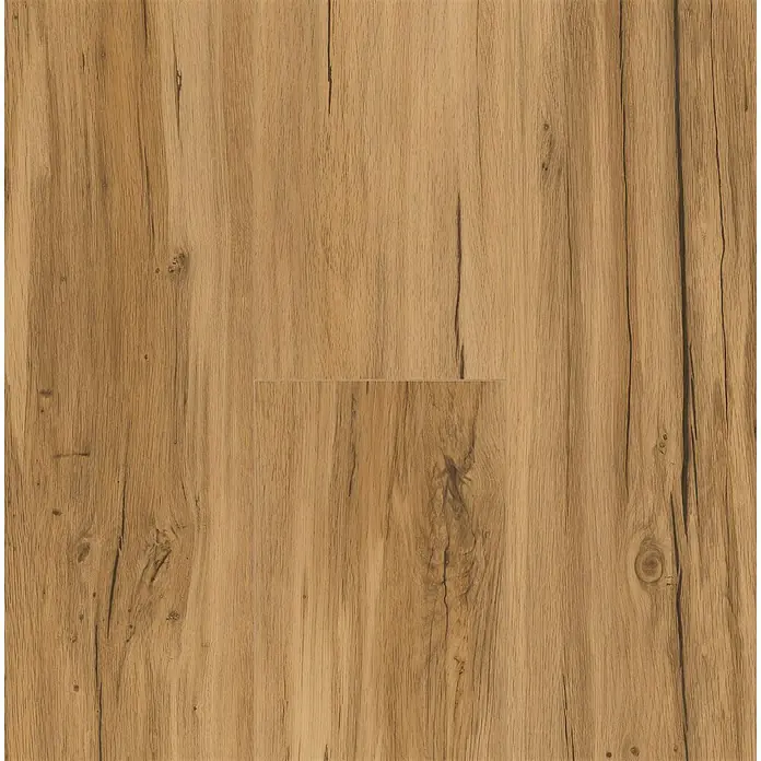Parador Vinylboden Classic 2030 - Eiche Memory natur Gebürstete Struktur, Landhausdiele, 1.207 x 216 x 9,6 mm - Abbildung eines detaillierten Musters eines Holzfußbodens, das die natürliche Maserung und Textur des Holzes hervorhebt.