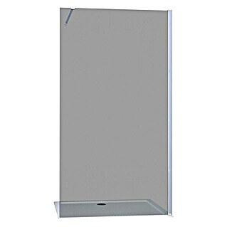 Sanotechnik Tuš stena NG140 (Š x V: 138 x 200 cm, Prevlečena, Tonirano steklo)