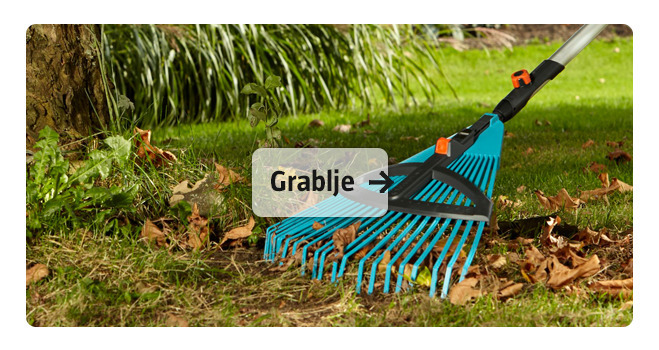 Grablje in metle za listje