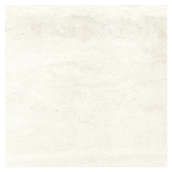 Feinsteinzeugfliese Tivoli 8840 - 60 x 60 cm, Weiß, Matt - Detailaufnahme einer hellen, strukturierten Fliese. Die natürliche Optik der Fliese verleiht jedem Raum eine elegante und zeitlose Note.
