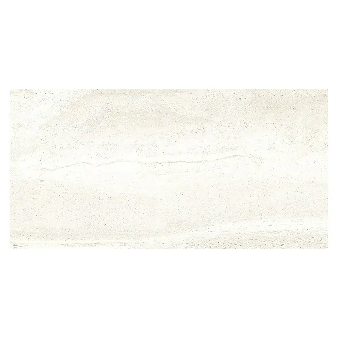 Feinsteinzeugfliese Tivoli 8840 - 60 x 120 cm, Weiß, Matt - Helle Keramikfliese mit subtilen Texturen und einem natürlichen Look, ideal für moderne Innenräume.
