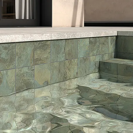 Decocer by Cinca  Feinsteinzeugfliese Splash Green