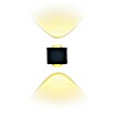Starlux LED-Außenwandleuchte Fano (10 W, Anthrazit, L x B x H: 12 x 9 x 10,5 cm)