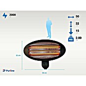 Purline Terrassenstrahler Heaty EX2000 Wall (Höhe: 32 cm) | BAUHAUS