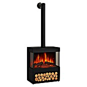 Purline Chimenea eléctrica Heaty Lampy (1.800 W, Negro, 30 x 60 x 73,5 cm) | BAUHAUS