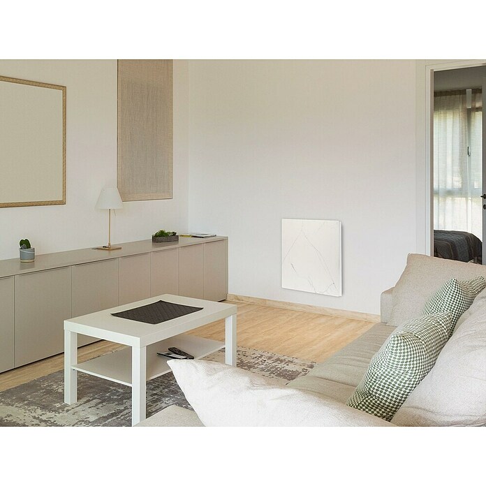 Purline Emisor térmico Marbly A500 (500 W, Blanco, 7 x 60 x 60 cm) | BAUHAUS