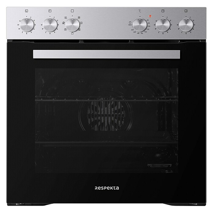 Respekta Einbauherd-Set Jamie (Anzahl Beheizungsarten: 7 Stk., Schwarz, Volumen Backofen: 72 l) | BAUHAUS
